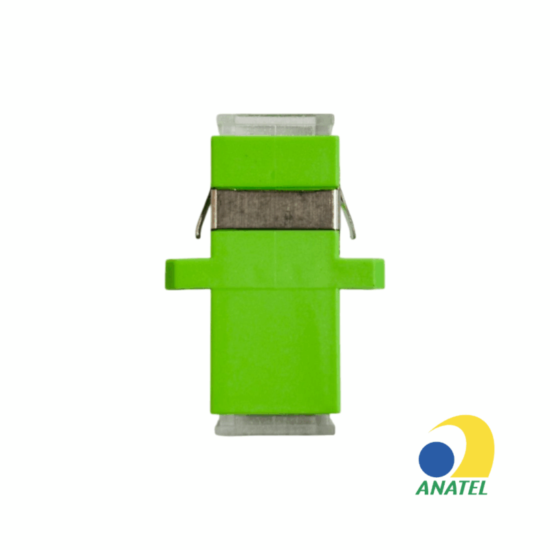 Acoplador Óptico, SC/SC, Simplex (APC)