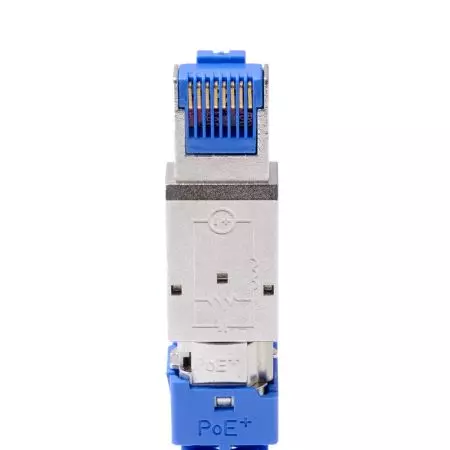 Cabo de remendo Cat.6A S/STP de 26 AWG 10G sem travas, Soluções avançadas  de plug modular para aplicações críticas de rede