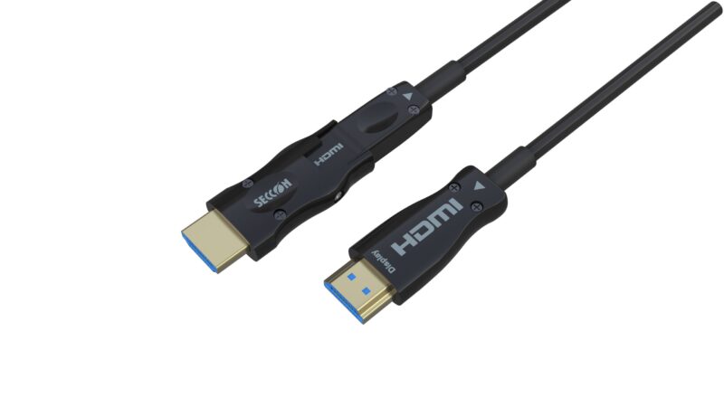 Cabo HDMI 2.1 - 8K - Destacável - Fibra Óptica