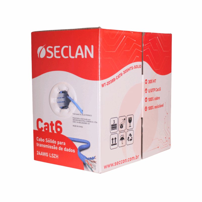 Cabo para transmissão de dados Cat.6 - Anatel