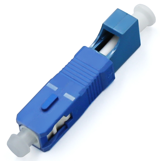 Adaptador Óptico, Mono Modo, LC fêmea x SC macho